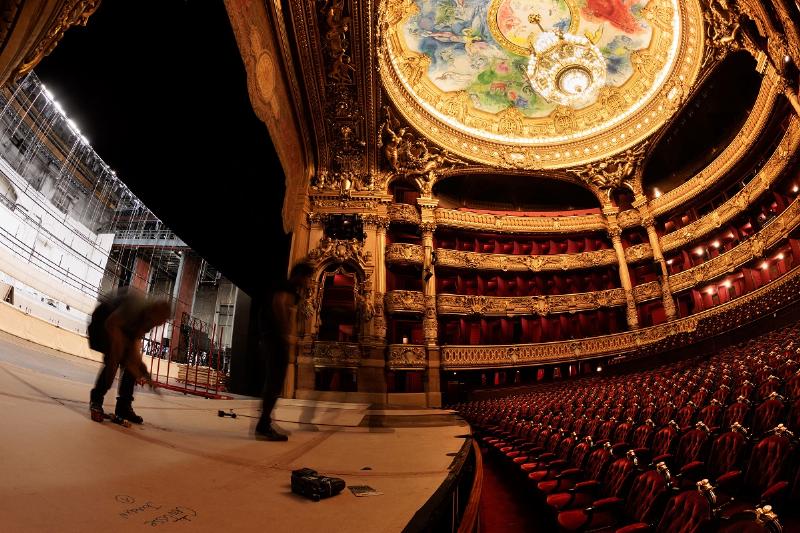 Opéra Garnier à Paris, architecture majestueuse et salle de spectacle